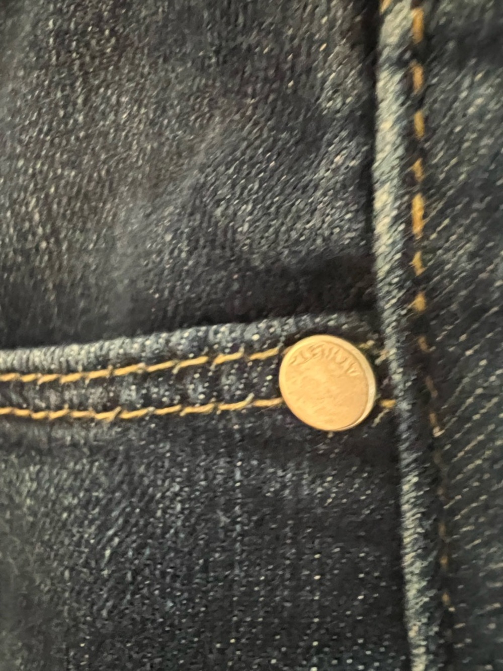 Athleta Straight-Leg / Skinny Jeans in Dark Blue Wash - Picture 6 of 6